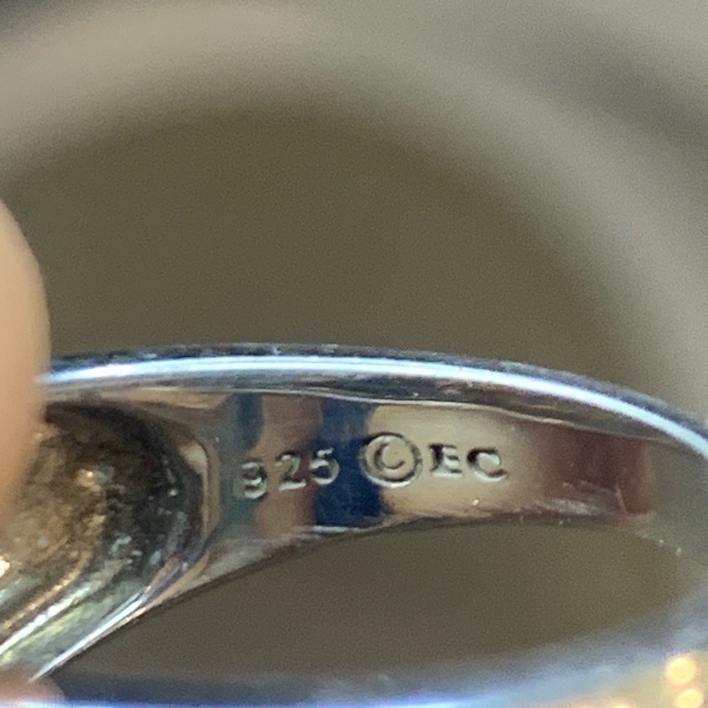 silver .925 mom ring size 7 - Picture 2 of 5